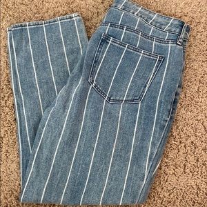 pinstripe pants